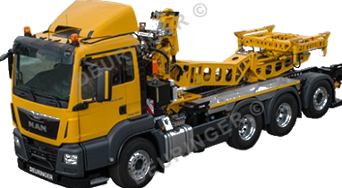 Deuringer Garagentransporter auf MAN-Grundfahrzeug